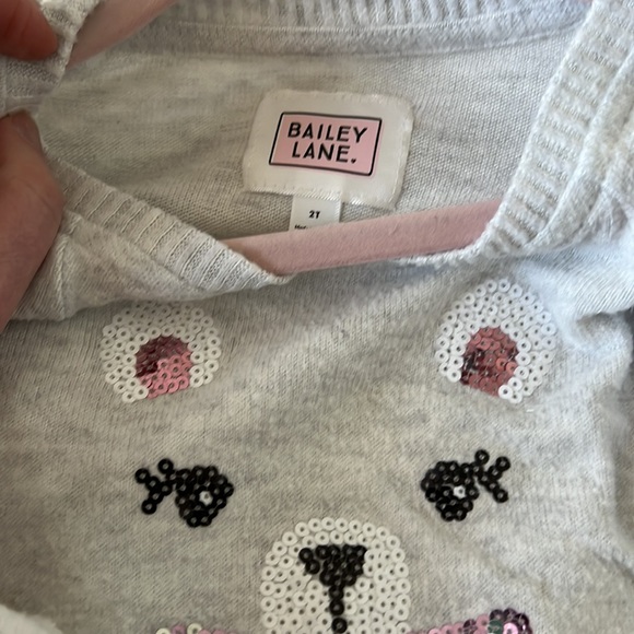 Stitch Fix Bailey lane size 2T lightweight sweater sequins - Picture 4 of 4